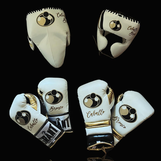 Customizable Boxing Sets White/Gold
