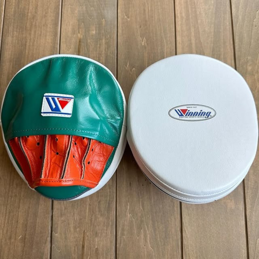 WINNING Punching Mitts White/Green