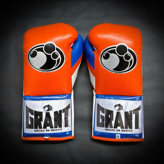Customizable boxing glove , Fiest Gloves online , High Quality COPIES of Branded Gloves Orange/Blue