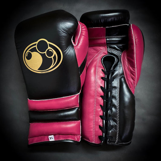 Customizable boxing glove , Fiest Gloves online , High Quality COPIES of Branded Gloves Black/Pink
