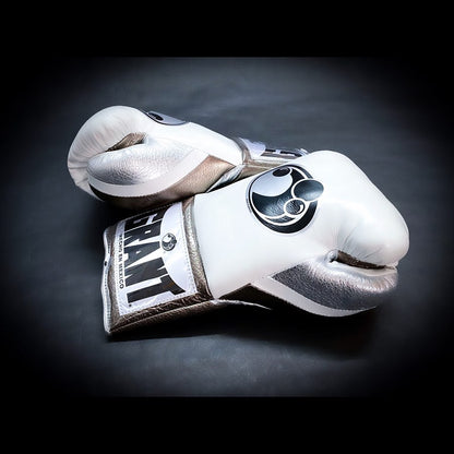 Customizable boxing glove , Fiest Gloves online , High Quality COPIES of Branded Gloves White/Copper
