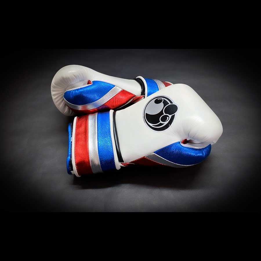 Customizable boxing glove , Fiest Gloves online , High Quality COPIES of Branded Gloves White/Blue