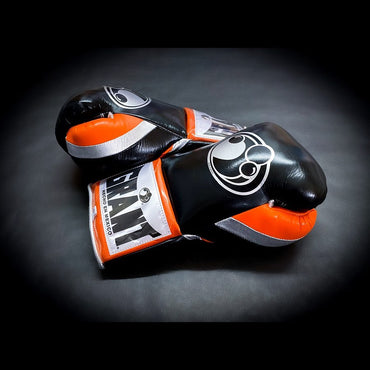 Customizable boxing glove , Fiest Gloves online , High Quality COPIES of Branded Gloves Black/Orange
