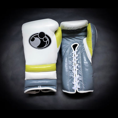 Customizable boxing glove , Fiest Gloves online , High Quality COPIES of Branded Gloves White/Gray
