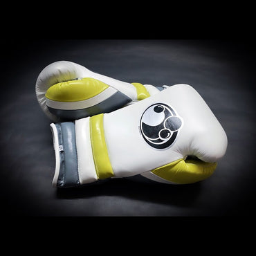 Customizable boxing glove , Fiest Gloves online , High Quality COPIES of Branded Gloves White/Gray