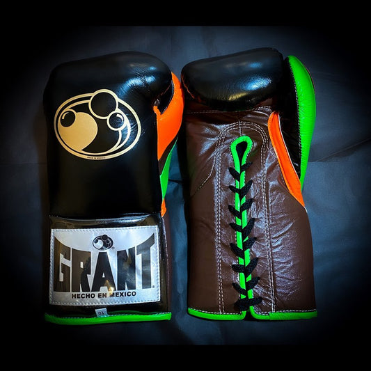 Customizable boxing glove , Fiest Gloves online , High Quality COPIES of Branded Gloves Black/Orange