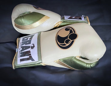 Customizable boxing glove , Fiest Gloves online , High Quality COPIES of Branded Gloves White/Green