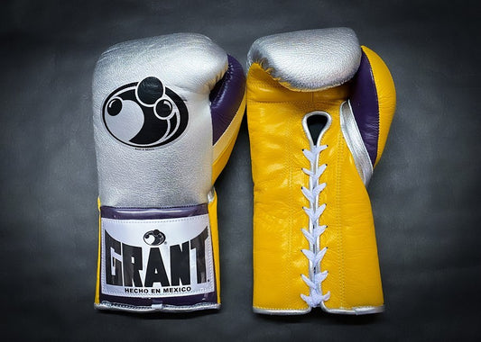 Customizable boxing glove , Fiest Gloves online , High Quality COPIES of Branded Gloves Silver/Yellow