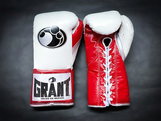 Customizable boxing glove , Fiest Gloves online , High Quality COPIES of Branded Gloves White/Red