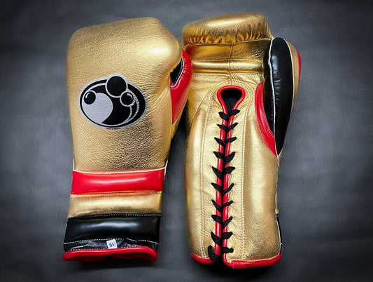 Customizable boxing glove , Fiest Gloves online , High Quality COPIES of Branded Gloves Gold/Black