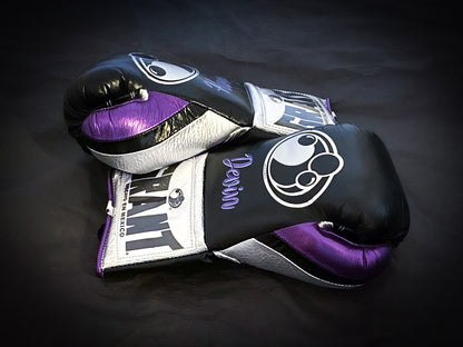 Customizable boxing glove , Fiest Gloves online , High Quality COPIES of Branded Gloves Black/Purple