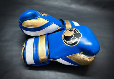Customizable boxing glove , Fiest Gloves online , High Quality COPIES of Branded Gloves Blue/White