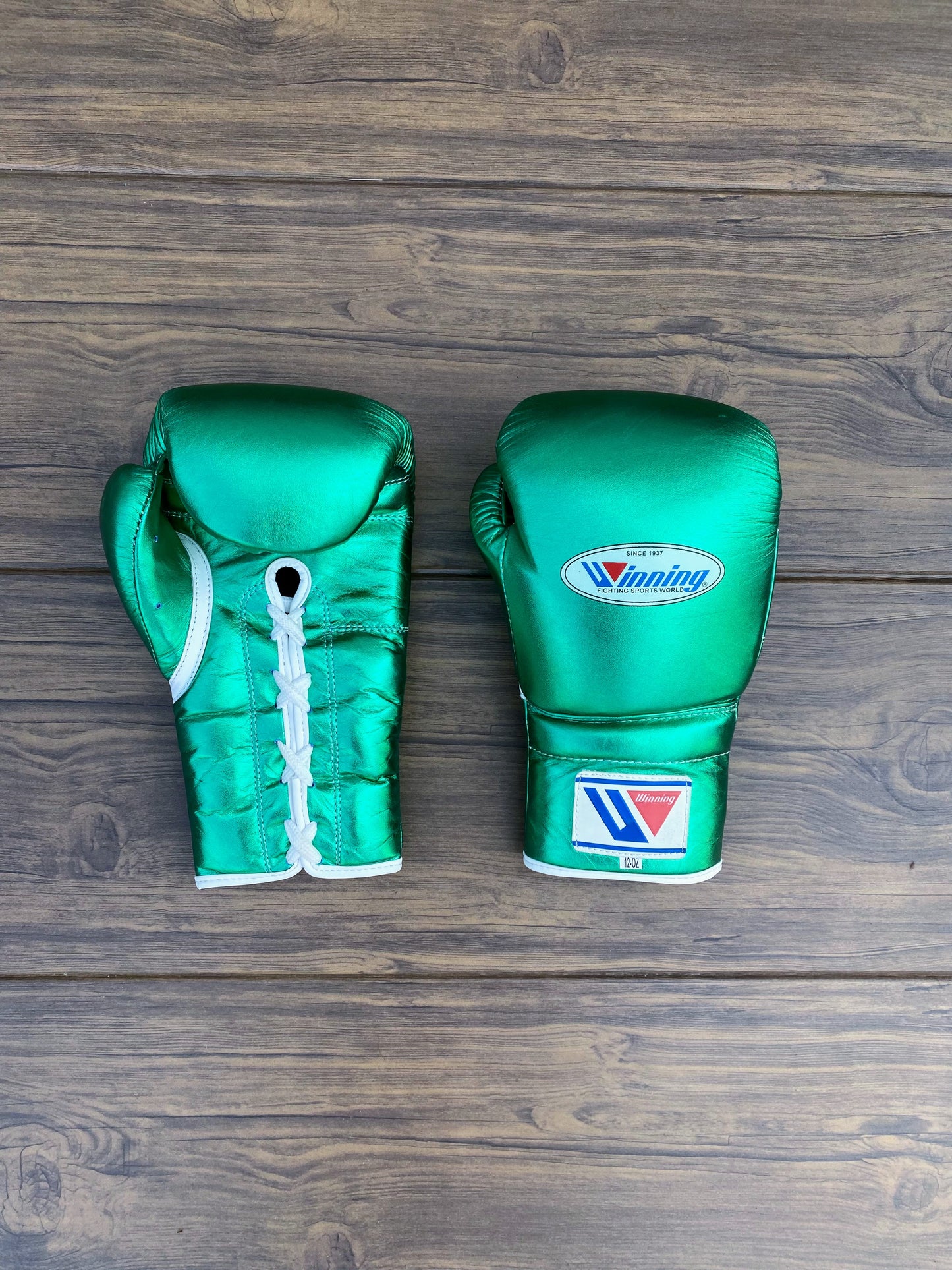 Winning boxing gloves set, Winning GREEN Boxing Gear, Winning Head Guard, Winning Groin Guard,