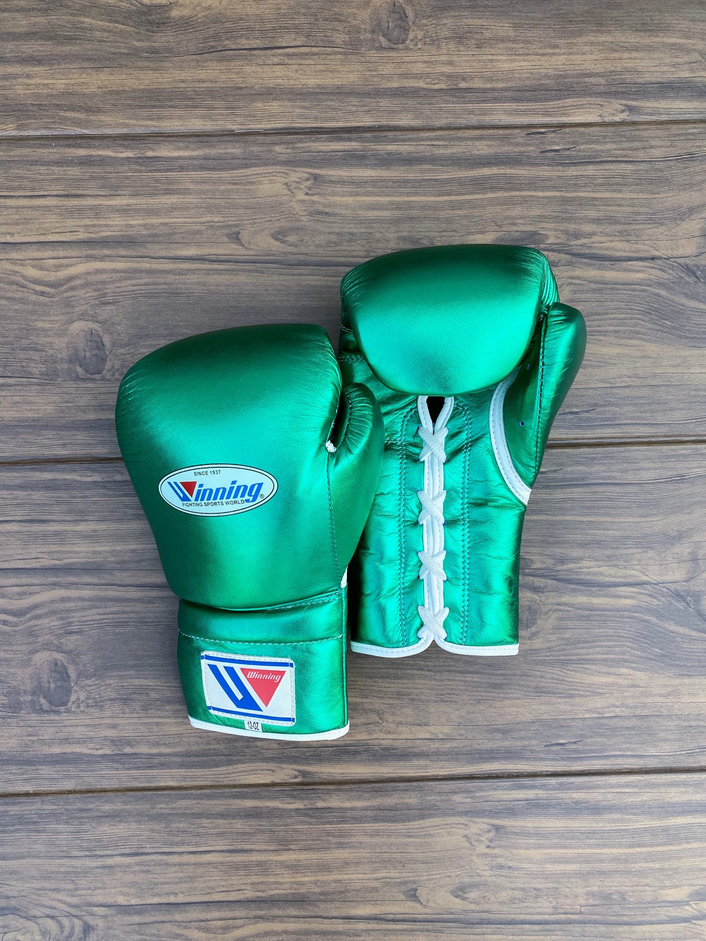 Winning boxing gloves set, Winning GREEN Boxing Gear, Winning Head Guard, Winning Groin Guard,