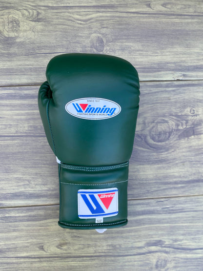 Winning boxing gloves set, Winning GREEN Boxing Gear, Winning Head Guard, Winning Groin Guard,