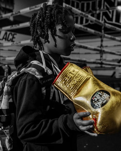 No Boxing No Life Glove - online, NBNL Boxing Gloves, Leather Gloves Limited Edition Gold