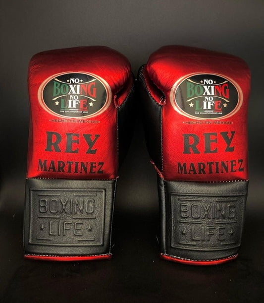No Boxing No Life Glove - online, NBNL Boxing Gloves, Leather Gloves Red/Black