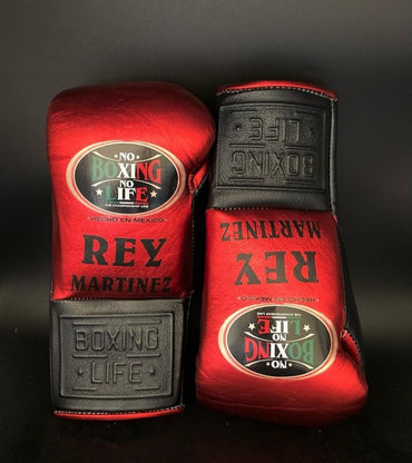 No Boxing No Life Glove - online, NBNL Boxing Gloves, Leather Gloves Red/Black