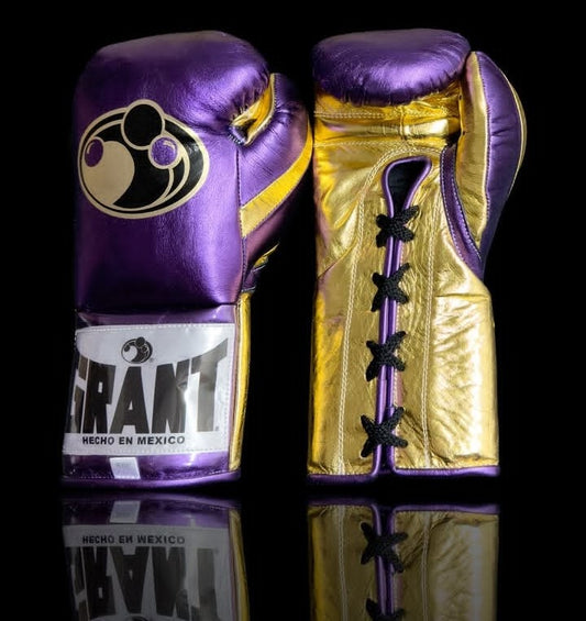 Customizable boxing glove , Fiest Gloves online , High Quality COPIES of Branded Gloves purple gold
