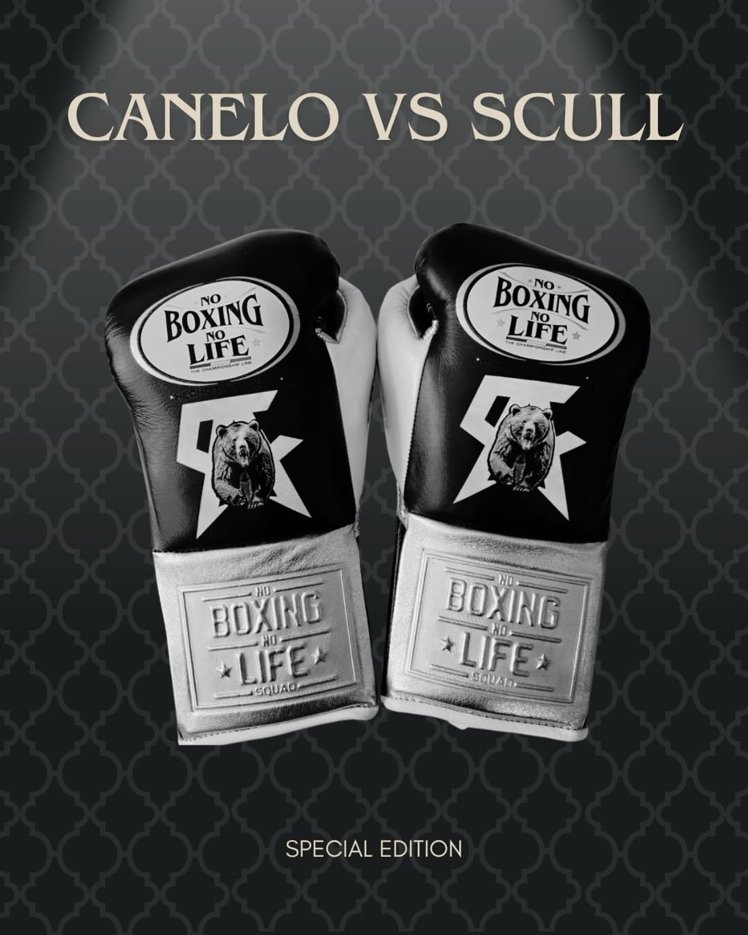 No Boxing No Life Glove - online, NBNL Boxing Gloves, Leather Gloves Limited Edition Black