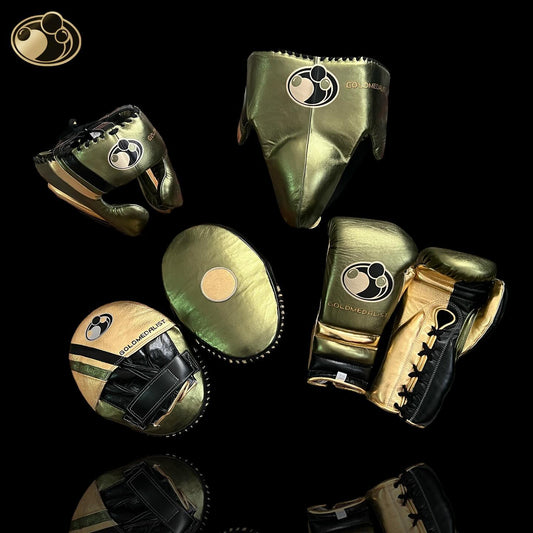 Customizable Boxing Sets Green/Gold