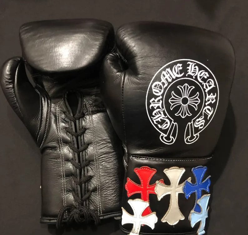 Customizable boxing glove , Fiest Gloves online , BLACK boxing gloves, High Quality COPIES of Branded Gloves, BLACK Birthday gift for Friends,