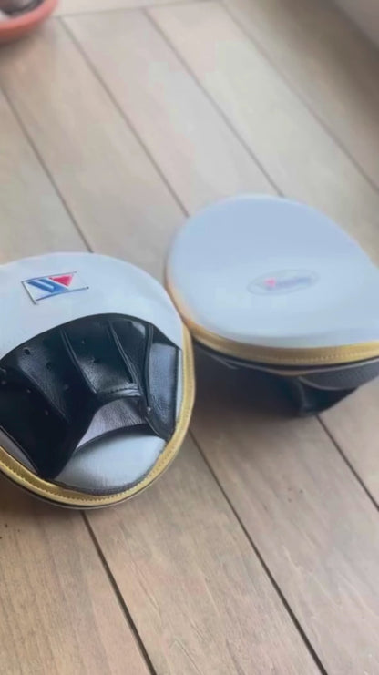 WINNING Punching Mitts White/Gold